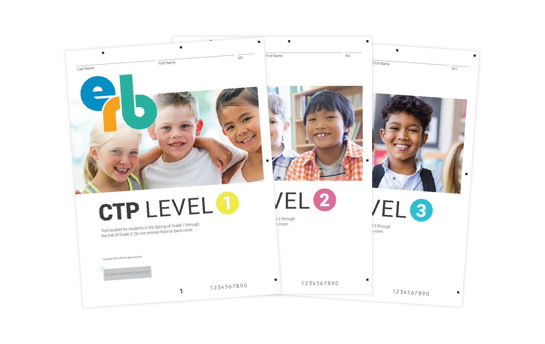 CTP Paper Levels 1-3 Test Book (Reasoning/Achievement)