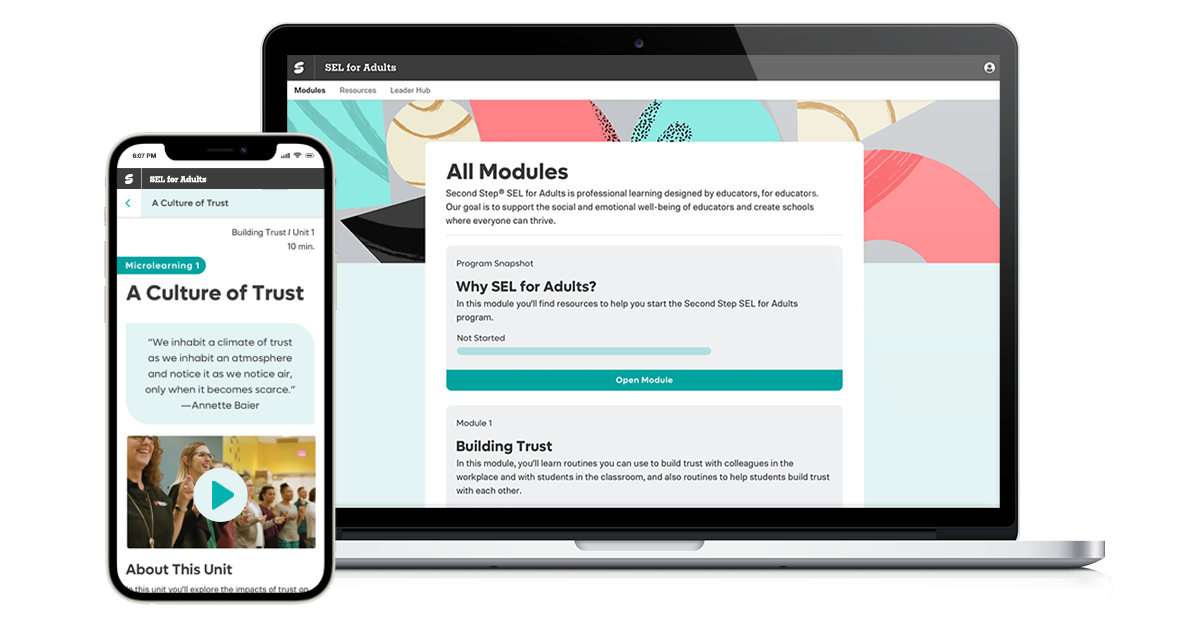 Second Step® SEL for Adults Digital Program